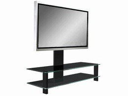 TV stolek ERARD 2554 Basik černé sklo